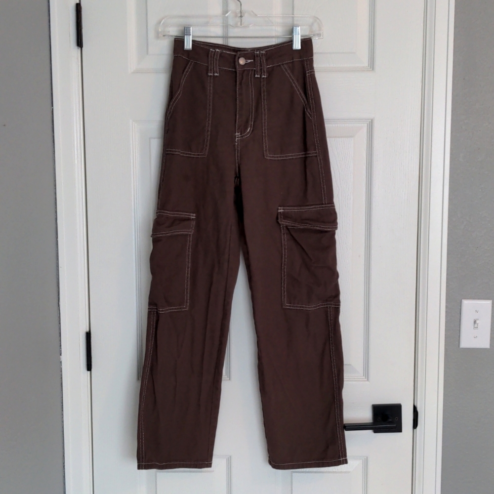 SHEIN brown cargo pants